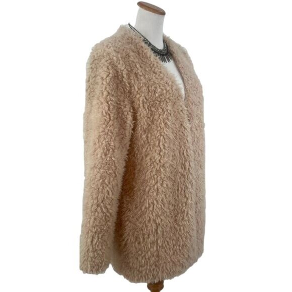 Forever 21 Faux Fur Shearling Teddy Bear Coat - Picture 3 of 10